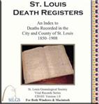 Index 1850–1908, St. Louis Death Register