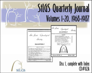 STLGS Quarterly Journal, Volumes 1—20, 1968—1987