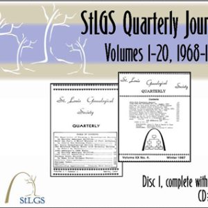 STLGS Quarterly Journal, Volumes 1—20, 1968—1987