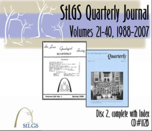 STLGS Quarterly Journals, Volumes 21–40, 1988–2007
