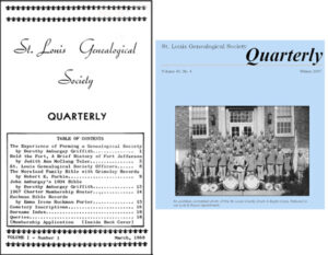 STLGS Quarterly Journals,  Volumes 1—40, 1968—2007