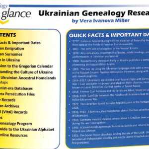 Genealogy at a Glance: Ukrainian Genealogy Research
