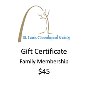 Gift Certificate Family Membership $45