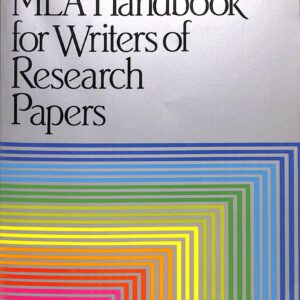 MLA Handbook for Writers of Research Papers 3rd Ed 1988 by Joseph Gibaldi and Walter S Achtert