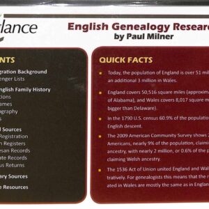 Genealogy at a Glance: English Geneaology Research by Paul Milner